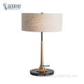 Modern Fabric Desk Lamp Bedroom Bedside Night